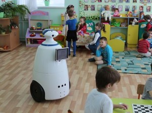 В детсаду города Чебоксары появился робот воспитатель Лунтик
